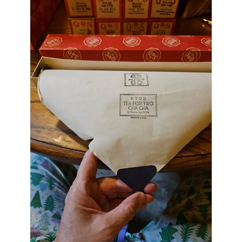 Lot of 14 Vintage QRS Player Piano Rolls